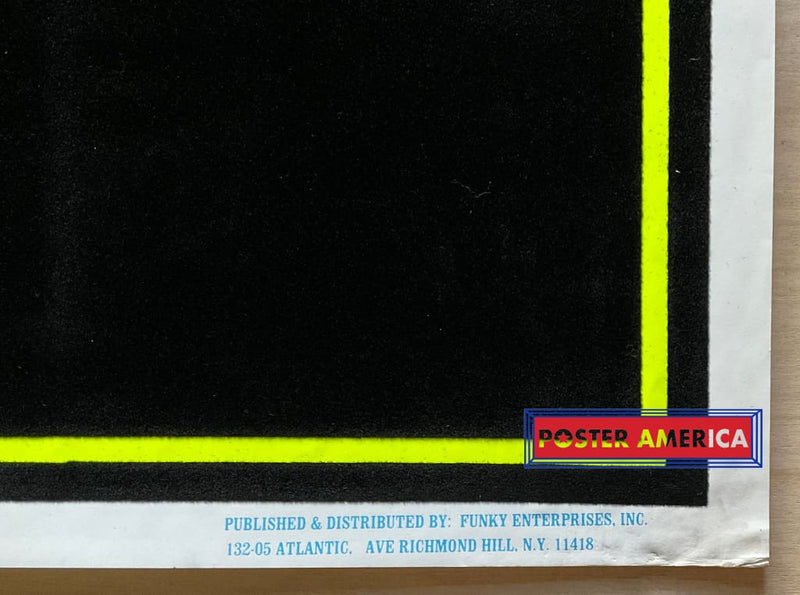Load image into Gallery viewer, Bob Marley Colors Vintage 1991 Black Light Poster 23 X 35
