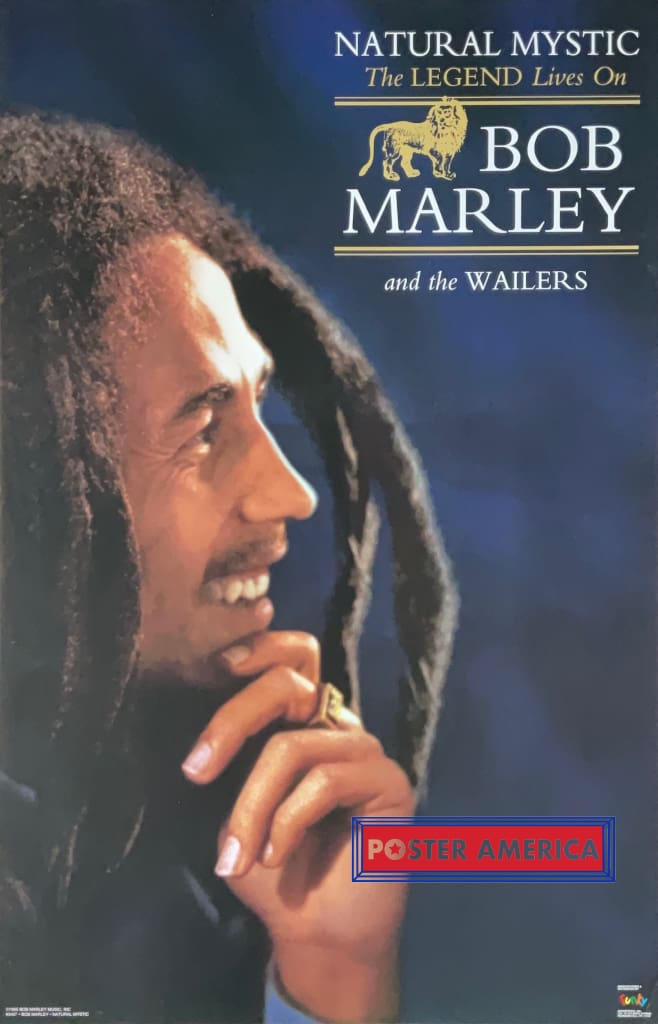 Load image into Gallery viewer, Bob Marley Natural Mystic Vintage 1995 Poster 22.5 X 34.5 Vintage Poster
