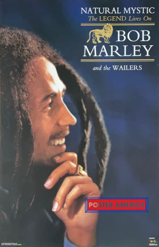 Bob Marley Natural Mystic Vintage 1995 Poster 22.5 X 34.5 Vintage Poster