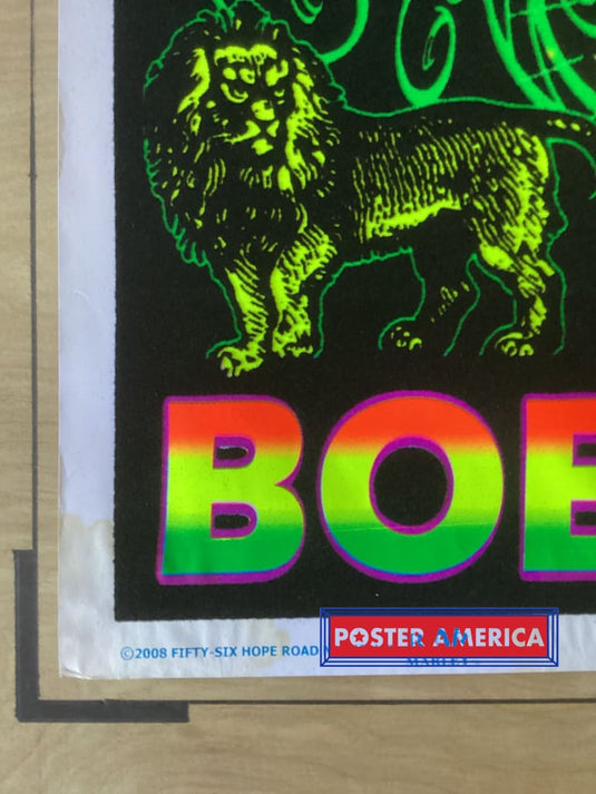 Bob Marley One Love 2008 Blacklight Poster 23 X 35