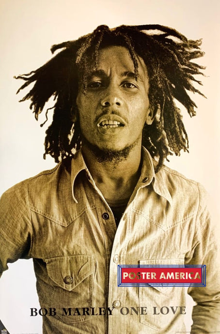 Bob Marley One Love In Sepia Poster 24 X 36