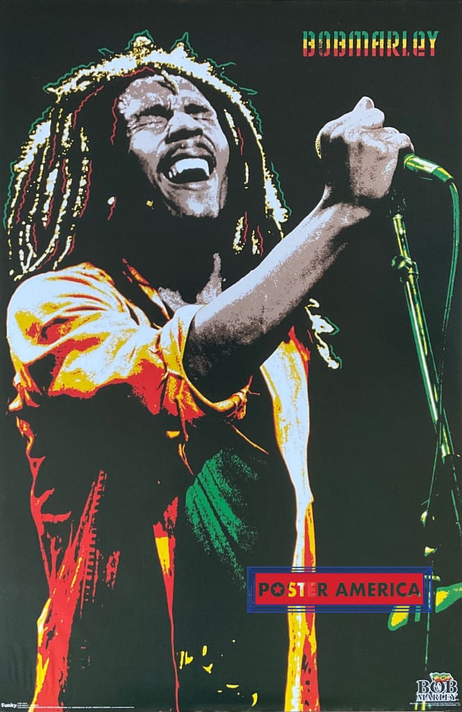 Load image into Gallery viewer, Bob Marley Portrait Art 2009 Poster 22.5 X 34
