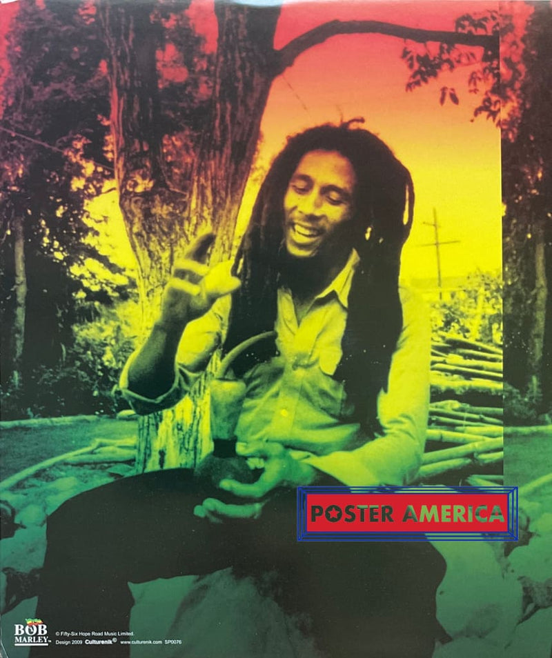 Load image into Gallery viewer, Bob Marley Smoking A Water Pipe Poster 12 X 36 Posters Prints &amp; Visual Artwork
