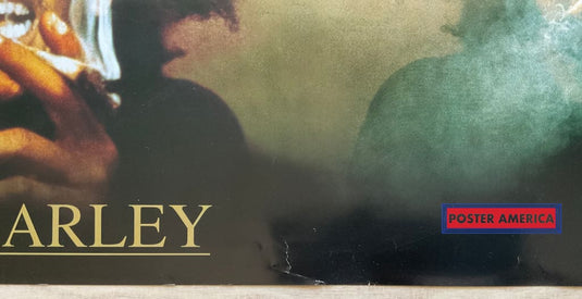Bob Marley Smoking Is Stages Slim Print 12 X 36