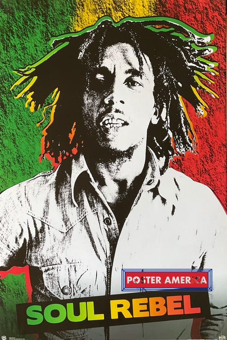 Bob Marley Soul Rebel Poster 24 X 36 Poster