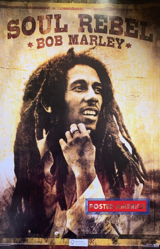 Bob Marley Soul Rebel Poster 24 X 36