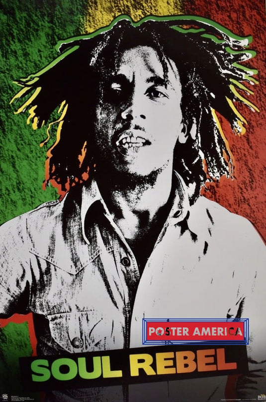 Bob Marley Soul Rebel Poster 24 X 36 Poster