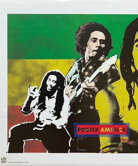 Bob Marley Through The Years Poster 12 X 36 Posters Prints & Visual Artwork