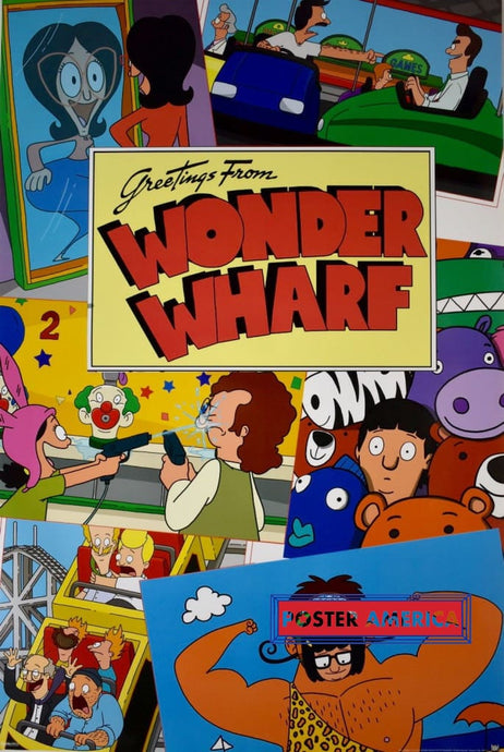 Bobs Burgers Greetings From Wonder Wharf Poster 24X36