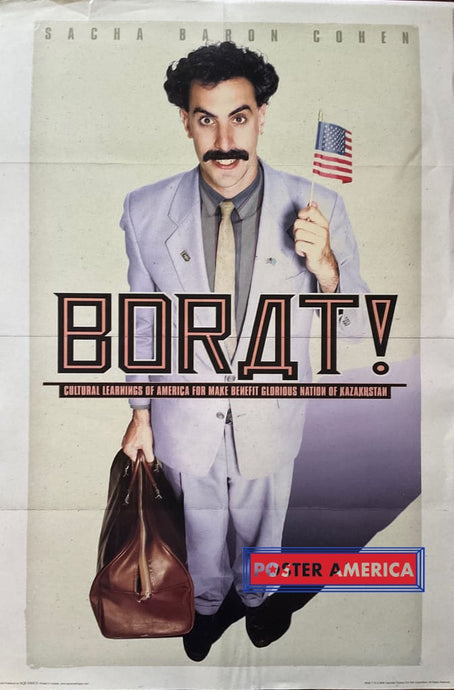 Borat! Starring Sacha Baron Cohen 2006 24 X 36 Poster