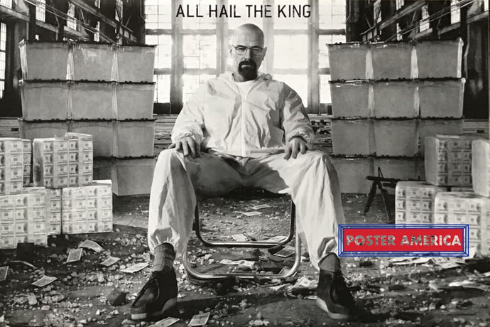 Breaking Bad Walter White All Hail The King Poster 24 X 36