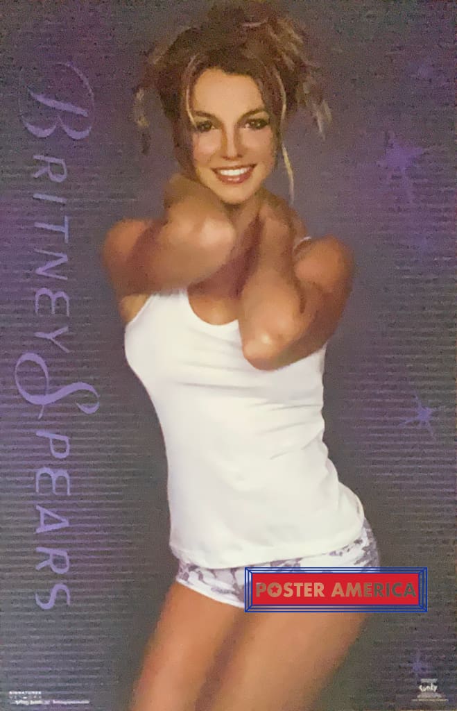 Load image into Gallery viewer, Britney Spears Vintage 2003 Original Poster 22.5 X 34 Vintage Poster
