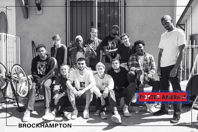 Brockhampton Group Shot Poster 24 X 36