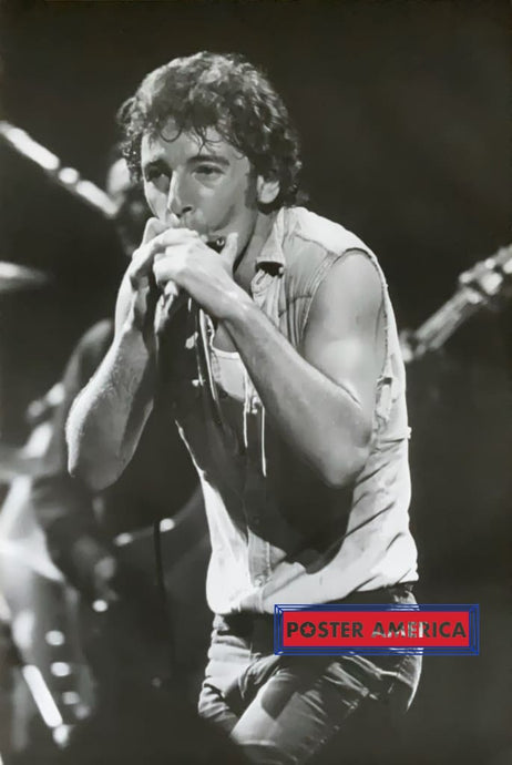 Bruce Springsteen Live On Stage Concert Style Poster 24 X 36