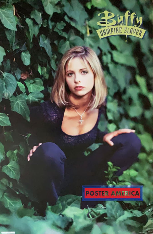 Buffy The Vampire Slayer Sarah Michelle Gellar Original 1998 Poster 23 X 35 Vintage