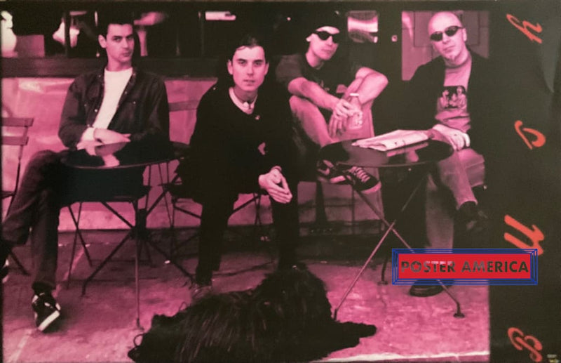 Load image into Gallery viewer, Bush British Grunge Rock Band Vintage 1996 22 X 34 Poster Purple Lighting Full Shot
