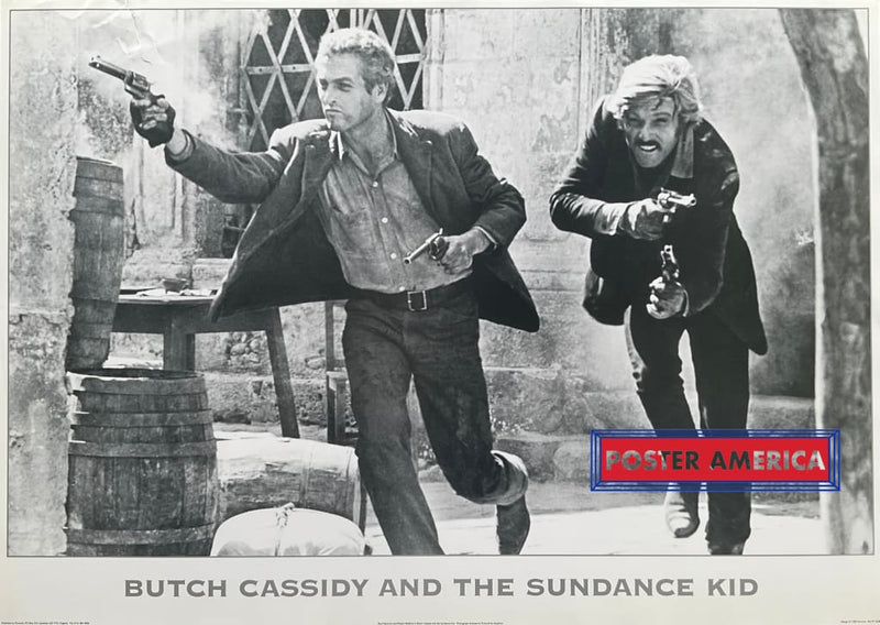 Load image into Gallery viewer, Butch Cassidy And The Sundance Kid Vintage Uk Import Movie Poster 24 X 34
