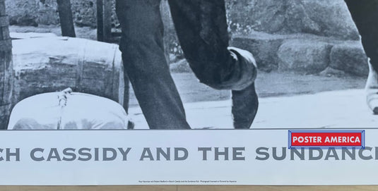 Butch Cassidy And The Sundance Kid Vintage Uk Import Movie Poster 24 X 34