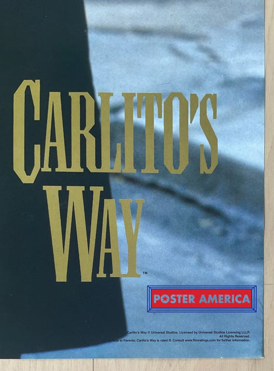 Carlitos Way Al Pacino Movie Promo Poster 22.5 X 34.5