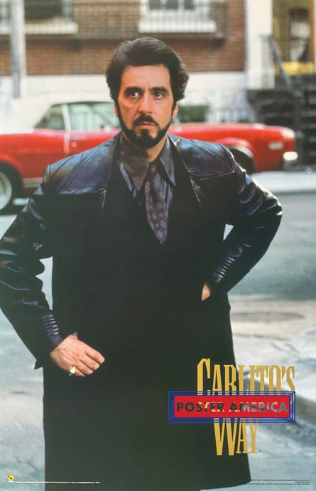 Carlitos Way Al Pacino Movie Promo Poster 22.5 X 34.5