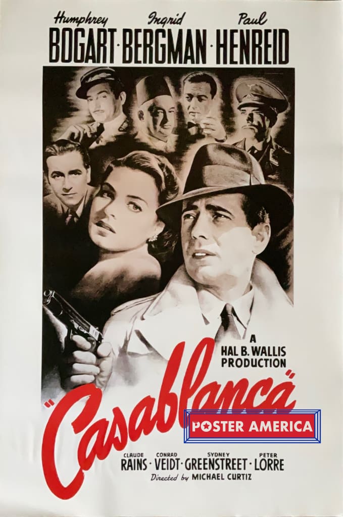 Load image into Gallery viewer, Casablanca Movie Poster 24 X 36
