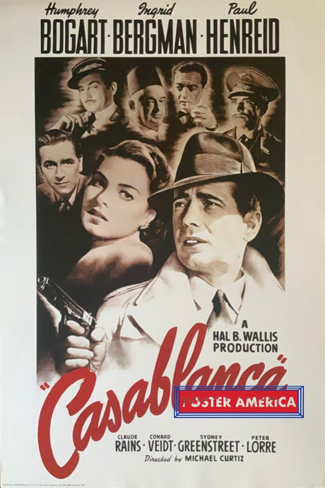 Casablanca Movie Poster 24 X 36