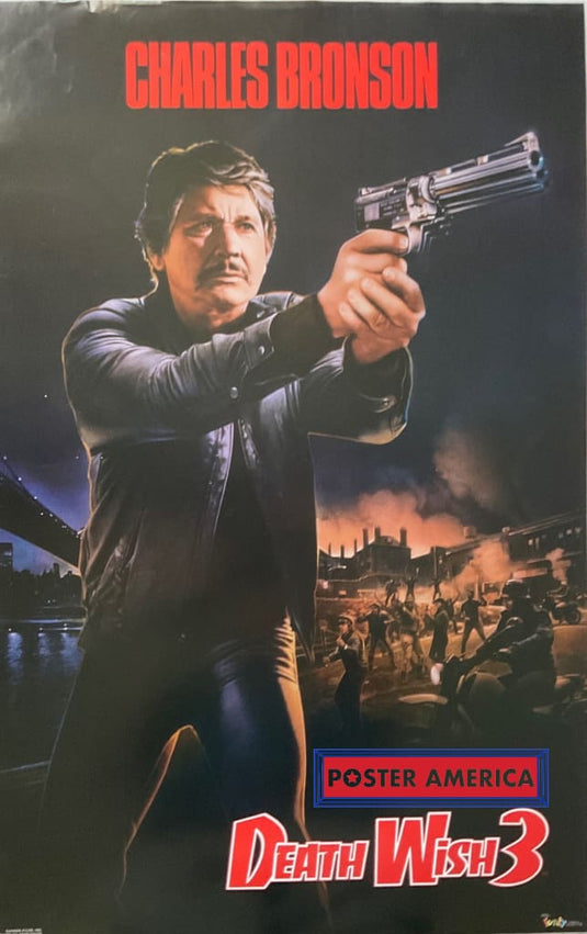 Charles Robinson Death Wish 3 Vintage 22 X 34.5 Poster