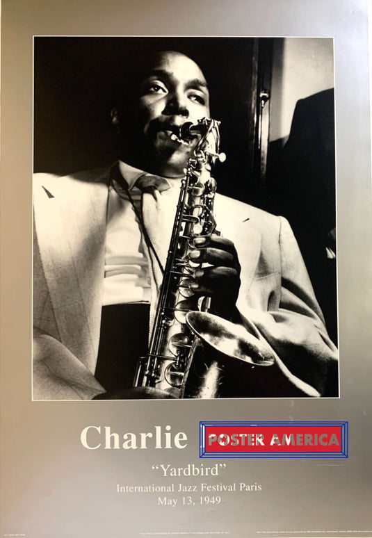 Charlie Parker Yardbird Jazz Poster 23.5 X 34 Vintage Poster