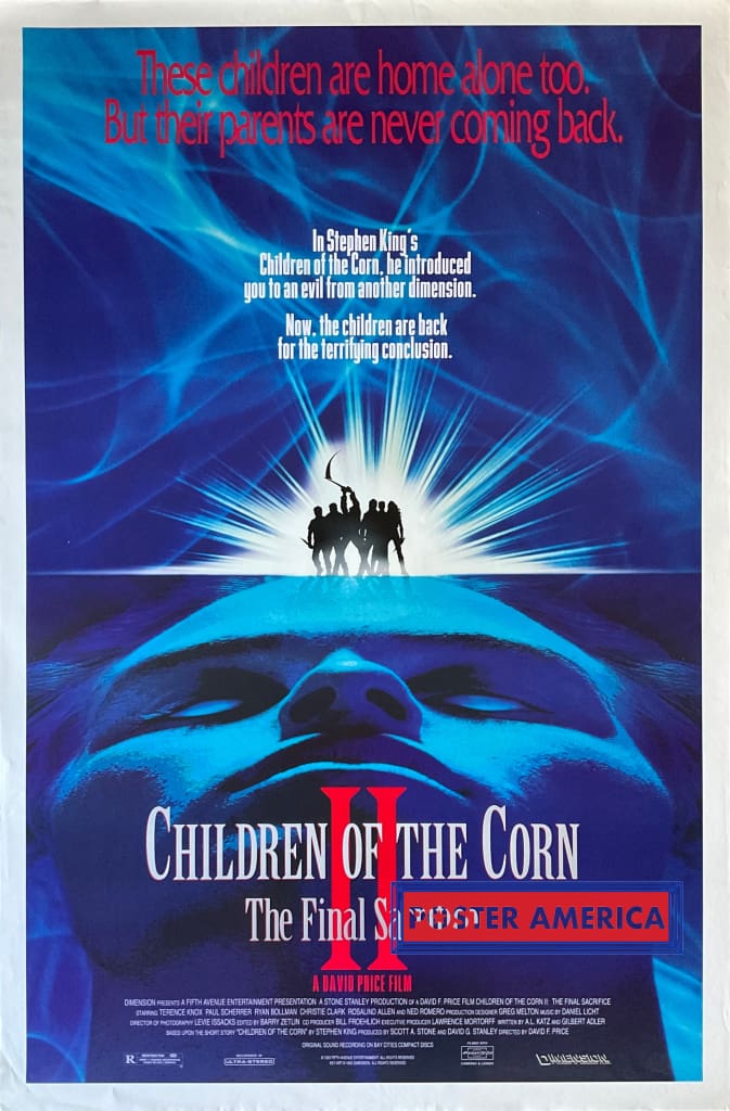 Load image into Gallery viewer, Children Of The Corn Ii: The Final Sacrifice Vintage 1992 One-Sheet Movie Poster 27 X 41
