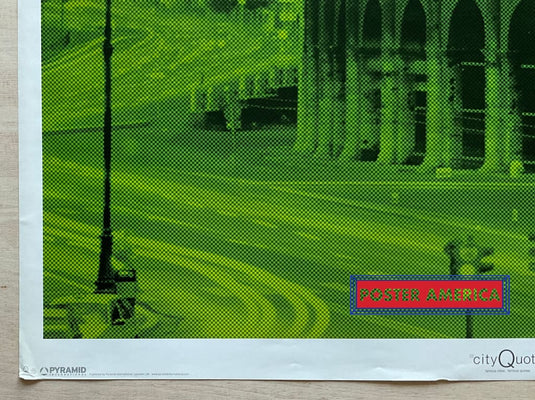 City Quote Roman Coliseum Inspirational Uk Import Poster 24 X 36