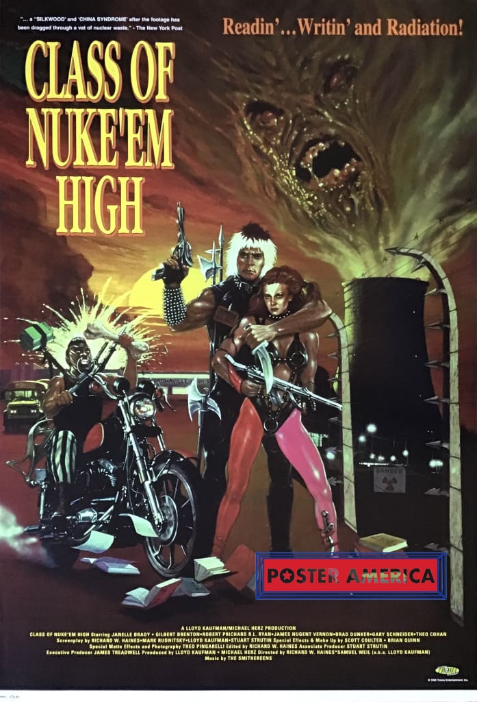 Load image into Gallery viewer, Class Of Nuke Em High Movie Art Poster 23.5 X 34.5
