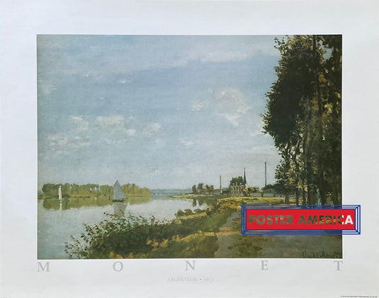 Claude Monet Argenteuil 1872 Art Print 22 X 28 Posters Prints & Visual Artwork