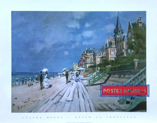 Claude Monet Beach At Trouville Art Print 22 X 28 Posters Prints & Visual Artwork