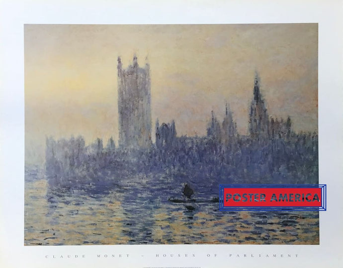 Claude Monet Houses Of Parliament Art Print 22 X 28 Posters Prints & Visual Artwork