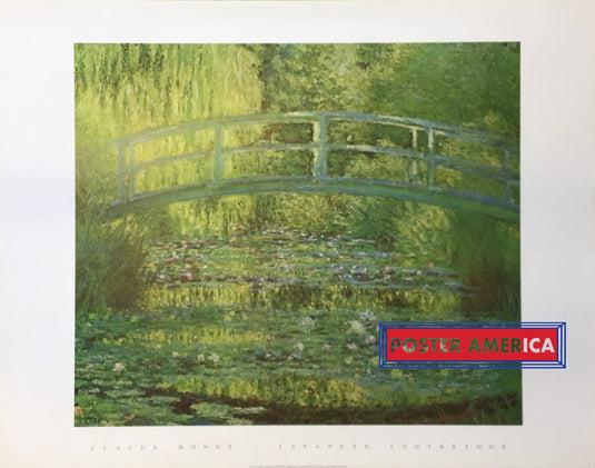 Claude Monet Japanese Footbridge Art Print 22 X 28 Posters Prints & Visual Artwork