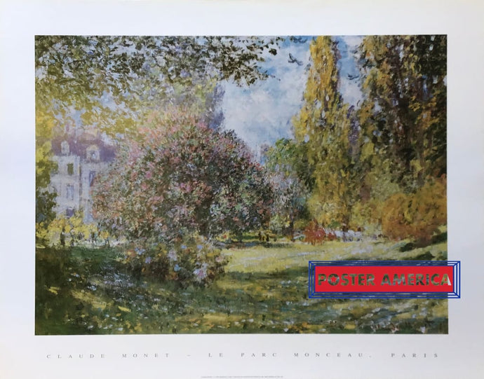Claude Monet Le Parc Monceau Paris Art Print 22 X 28 Posters Prints & Visual Artwork