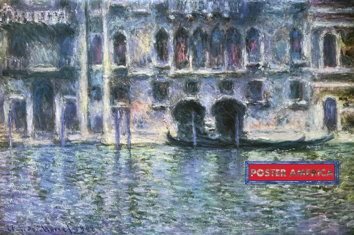 Claude Monet Palazzo Da Mula Venice Italy Fine Art Poster 24 x 36 Poster