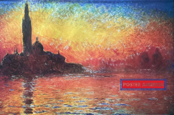 Claude Monet San Giorgio Maggiore at Dusk 24 x 36 Poster