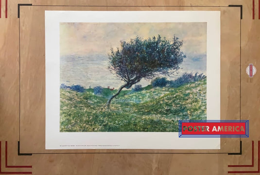 Claude Monet Sea Coast At Trouville Vintage Fine Art Print 22.5 X 28.5 Poster