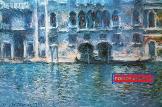 Claude Monet Venice Plaza Da Mula Fine Art Print Poster 24 X 36