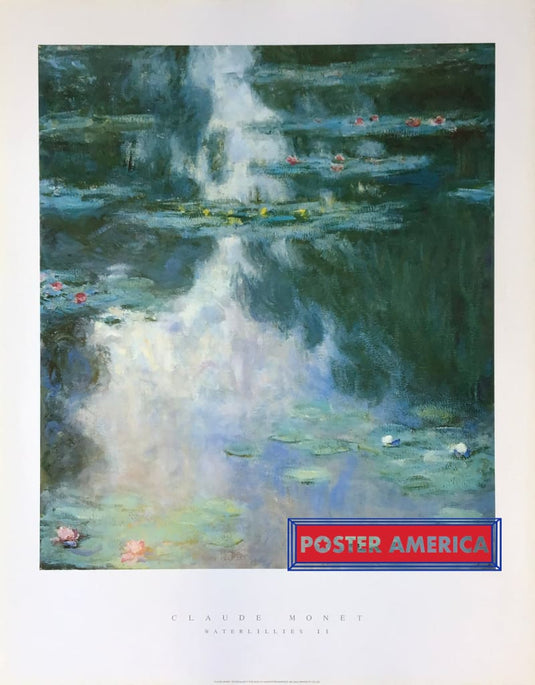 Claude Monet Waterlillies Ii Art Print 22 X 28 Posters Prints & Visual Artwork