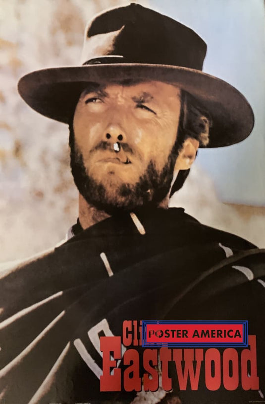 Clint Eastwood Cowboy Vintage Poster 24 X 36