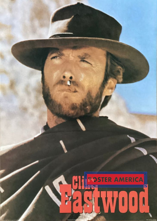 Clint Eastwood For A Few Dollars More Vintage 1996 Movie Poster 24 X 34