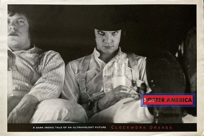 Clockwork Orange Milk Bar Vintage Movie Poster 24 X 36