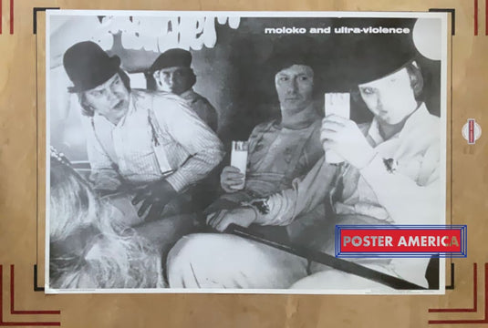 Clockwork Orange Moloko And Ultra-Violence Horizontal Poster 24.6 X 34.5