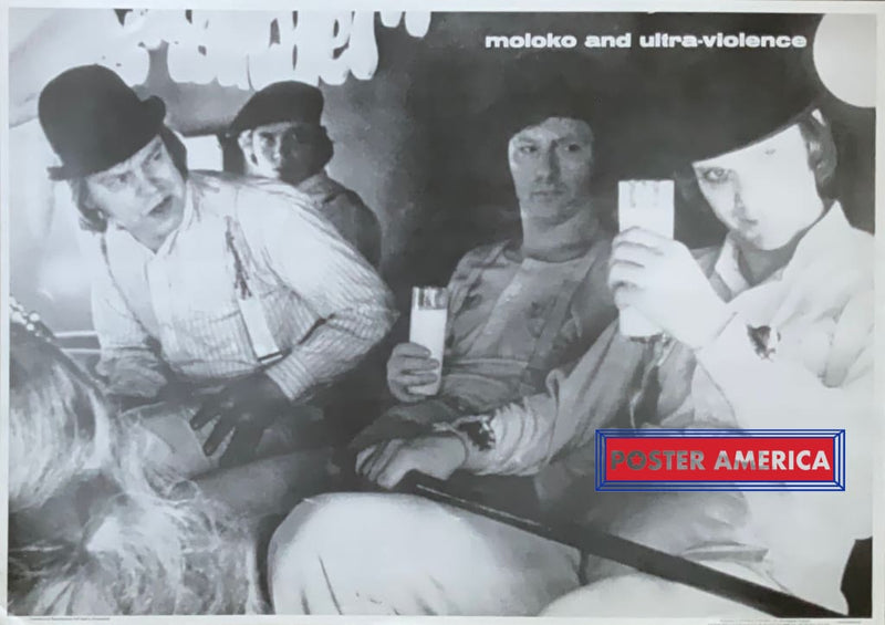 Load image into Gallery viewer, Clockwork Orange Moloko And Ultra-Violence Horizontal Poster 24.6 X 34.5
