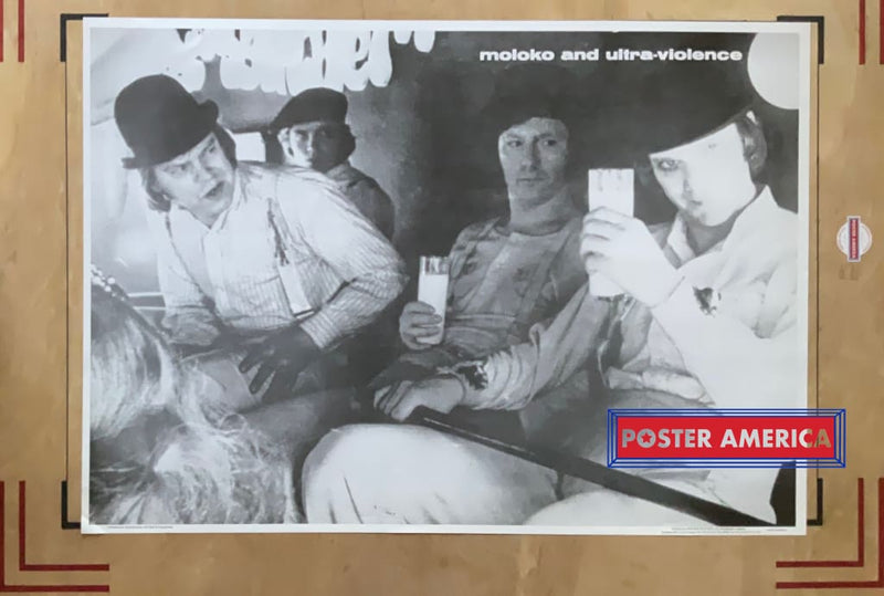 Load image into Gallery viewer, Clockwork Orange Moloko And Ultra-Violence Horizontal Poster 24.6 X 34.5
