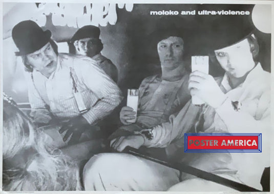 Clockwork Orange Moloko And Ultra-Violence Horizontal Poster 24.6 X 34.5