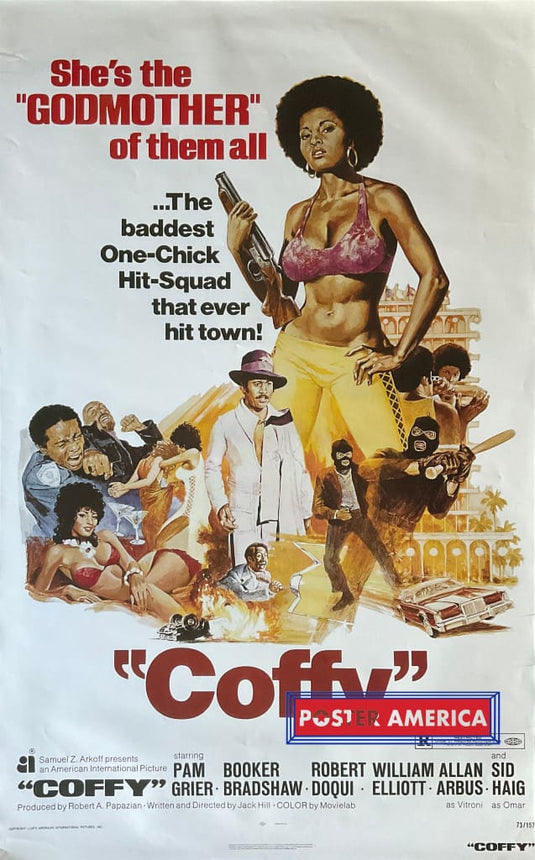 Coffy 1973 One-Sheet Reproduction Movie Poster 25 X 40