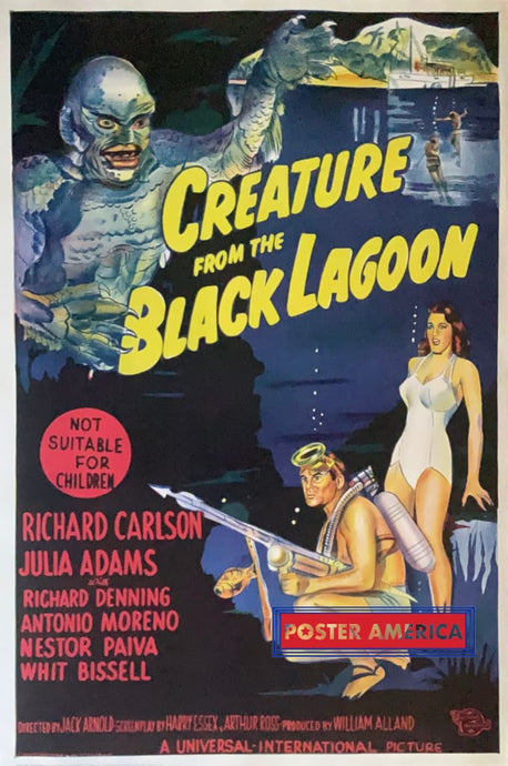 Creature From The Black Lagoon Movie Poster 24 X 36